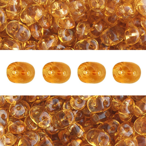 Achat Perles Super Duo 2.5x5mm topaz (10g)