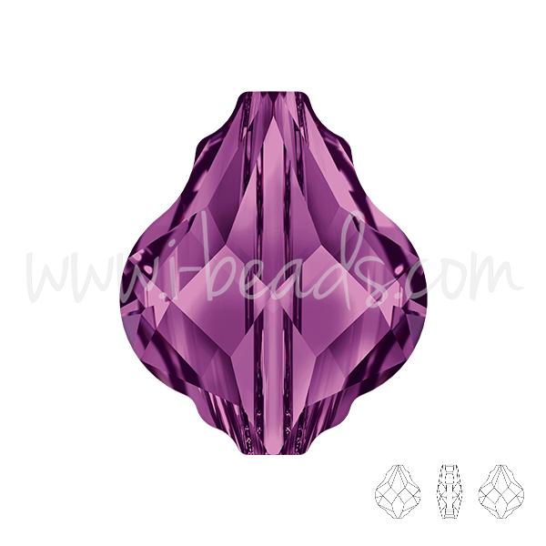 Perle Swarovski 5058 Baroque amethyst 10mm (1)