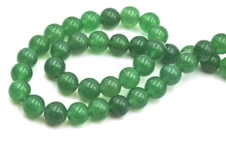 Perles rondes Aventurine 8mm teintée par fil (1 fil)