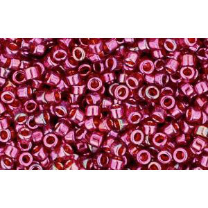 cc332 - perles Toho treasure 11/0 gold lustered raspberry (5g)