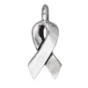 Pendentif solidarite métal Argenté vieilli 17mm (1)