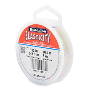 Achat Beadalon fil élastique elasticity transparent 0,8mm, 5m sans bobine (5m)