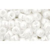 Achat Cc121 - perles de rocaille Toho 6/0 opaque lustered white (250g)