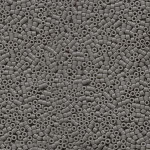Achat DB731 -11/0 delica bead opaque GRAY- 1,6mm - Hole : 0,8mm (5gr)
