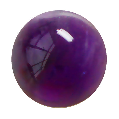 Cabochon rond améthyste 20mm (1)