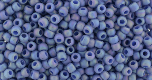 cc2636F - perles de rocaille Toho 11/0 semi glazed rainbow Soft Blue (10g)