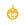 Vente au détail Médaille breloque pendentif motit lotus Acier Inoxydable doré OR 11,5mm (1)