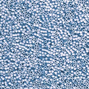 Achat DB1137 - 11/0 OPAQUE AGATE BLUE- 1,6mm - Hole : 0,8mm (5gr)