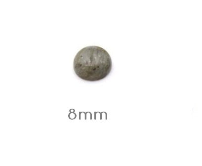 Cabochon rond 8mm Labradorite (1)