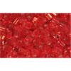 cc25c - perles Toho triangle 2.2mm silver-lined ruby (10g)