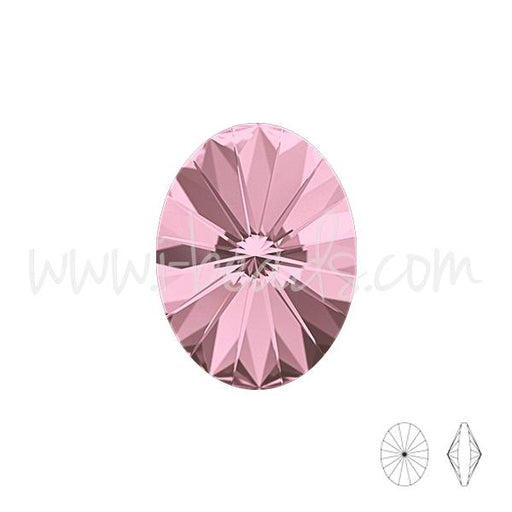 Achat Cristal Swarovski 4122 oval rivoli crystal antique pink 8x6mm (1)