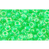 cc805 - perles de rocaille Toho 8/0 luminous neon green (10g)