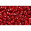 Cc25c - perles de rocaille Toho 8/0 silver-lined ruby (250g)