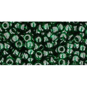 Achat cc939 - perles de rocaille Toho 8/0 transparent green emerald (10g)