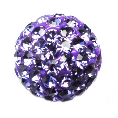 Perle style shamballa ronde deluxe tanzanite 10mm (1)