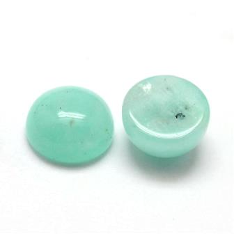 Achat Cabochon rond Amazonite naturel 8x3mm -Vente à l&#39;unité