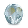 Achat Perles facettes de bohème luster transparent blue 6mm (50)