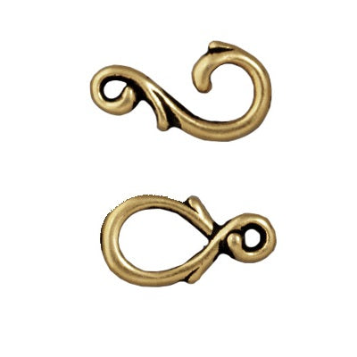 Achat Fermoir Crochet Doré à l&#39;Or Fin 13+12mm (1)