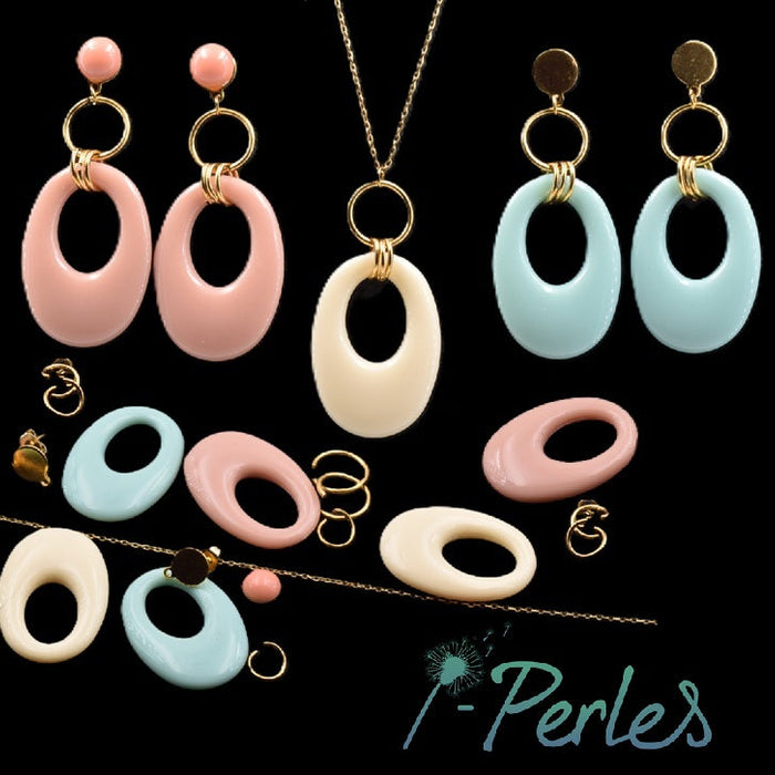 ✨Le tuto i-Perles : Boucles d'oreilles Résine