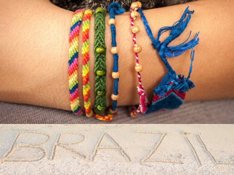 Kit DIY Bijoux - réaliser une manchette brésilienne de 5 bracelets