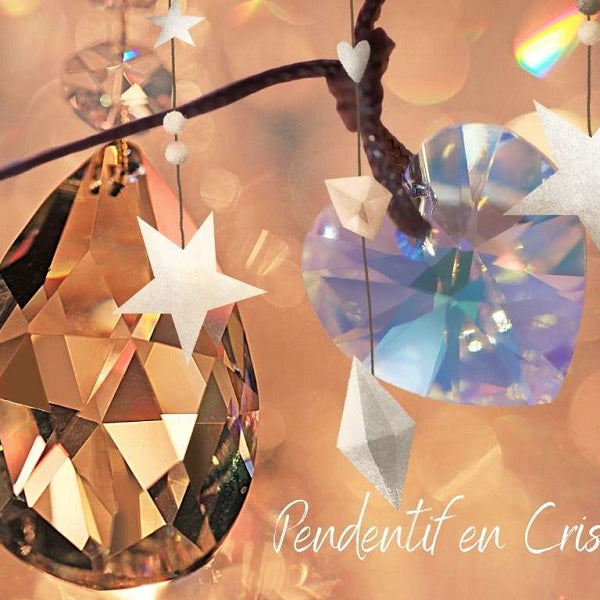 Pendentif en CRISTAL | Pour un NOËL chic & glamour