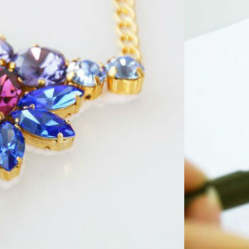 DIY Mon Incroyable Collier serti de Cristaux Swarovski Elements