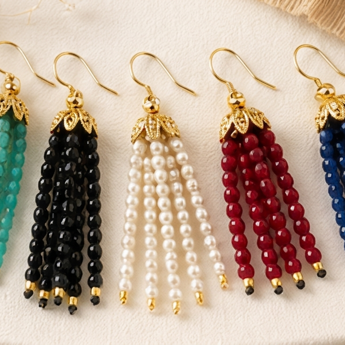 Tuto boucles d'oreilles perles pendantes : un modèle bohème chic facile à réaliser