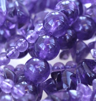Lot De 2 Bijoux En Améthyste Naturelle – Pendentif + Bracelet Perles 10mm – Violet
