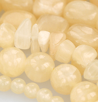 Perles De Jade Ovales Facettés Jaune Moutarde 14x10mm - Lot De 2 Pièces - Fait Main