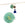 Grossiste en Pendentif aventurine verte 12mm signe astrologique Capricorne - Trou: 1mm (1)