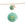 Vente au détail Pendentif aventurine verte 12mm signe astrologique Gémeaux - Trou: 1mm (1)