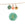 Grossiste en Pendentif aventurine verte 12mm signe astrologique LION - Trou: 1mm (1)