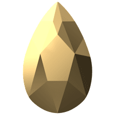 Cristal Swarovski 2303 CRYSTAL AURUM Vente en Gros