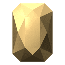 Cristal Swarovski 2602 CRYSTAL AURUM Vente en Gros