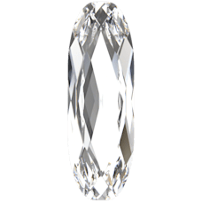4161 Long Classic Oval FS Cristaux à Sertir Swarovski®