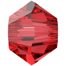 Perles Crystal4you 5328 xilion bicone light siam 2.5mm (40)
