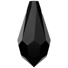 Pendentif Swarovski 6000 Jet Vente en Gros