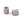 Vente au détail Perle cylindre strié diamant en acier inoxydable 7x6mm (2)