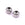 Vente au détail Perle ronde en acier inoxydable 8x7mm - Trou : 3mm (2)