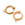 Grossiste en Boucles d'oreilles clip avec anneau en acier doré 14mm (2)