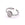 Vente au détail Bague torsadée en acier inoxydable pour cabochon ovale 8x6mm (1)