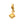 Grossiste en Pendentif charm fleur en acier doré avec mousqueton 8mm (1)