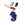 Grossiste en Breloque Hippocampe en acier inoxydable doré, émail BLEU - 10mm (1)