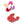 Vente au détail Breloque Crabe en acier inoxydable doré, émail ROUGE - 10mm (1)