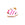 Grossiste en Pendentif poisson doré émail blanc rayé rose 12mm - Trou: 1mm (1)