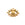 Grossiste en Pendentif oeil perlé acier inoxydable doré 18.5x13.5mm (1)