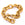 Grossiste en Bracelet maille ovale striée acier inoxydable doré 18x13mm- 22.5cm (1)