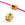 Grossiste en Perle ovale en acier doré mat et cabochon rouge et vert 10x8mm (1)