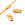 Vente au détail Perle poisson en acier inoxydable doré 9x4.5mm - Trou: 1mm (2)
