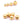 Grossiste en Perle ronde en bois doré à la feuille d'or 13mm - Trou: 3mm (5)